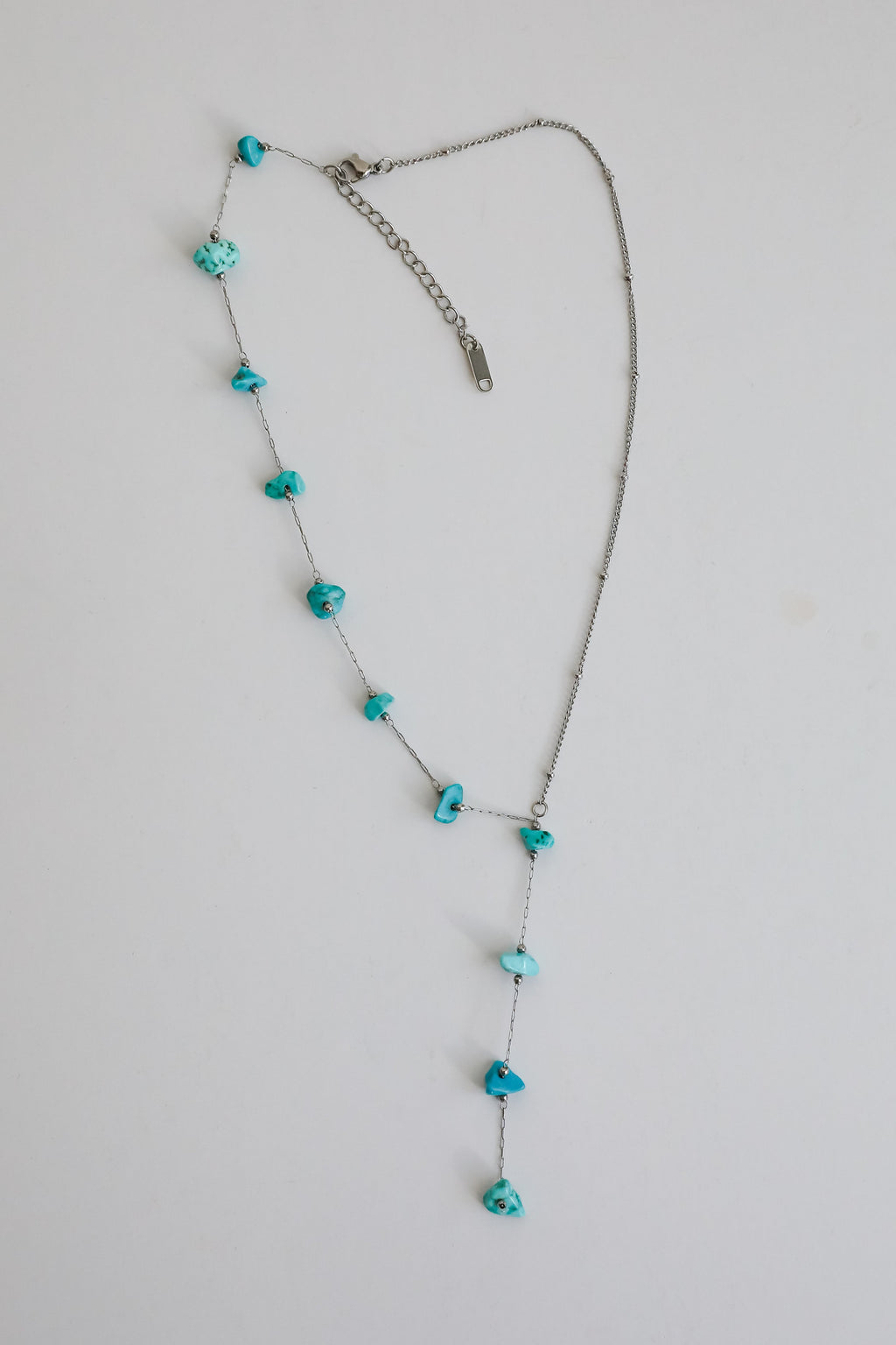 FINAL SALE - Allison Silver Stone Charm Necklace