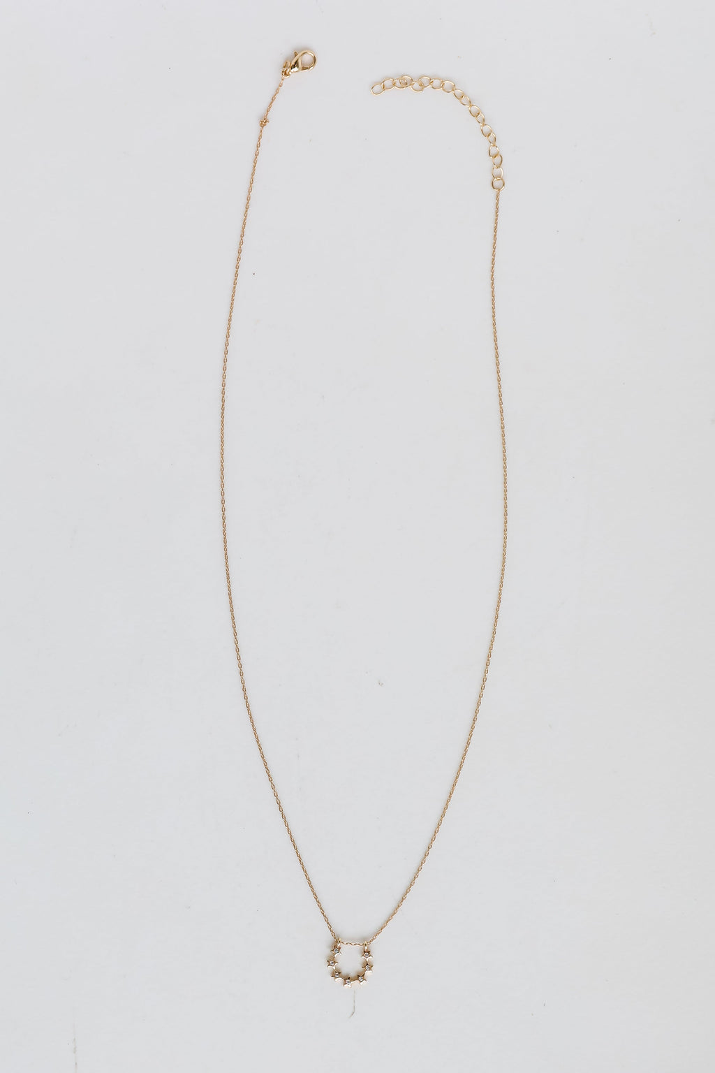 FINAL SALE - Aurora Gold Rhinestone Star Charm Necklace